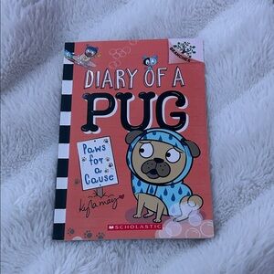 Scholastic 'Diary of a Pug' Book - Red and Blue Cover